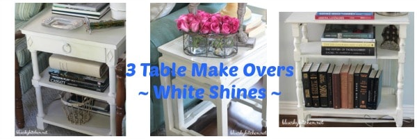 3 Table Makeovers with Chalk Paint
