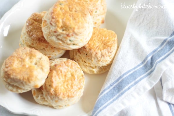 Yummy Cheddar Chive Biscuits