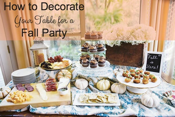 How to Decorate Your Table for a Fall Party. Tips for preparing and making a table pretty, functional and festive for a fall party.