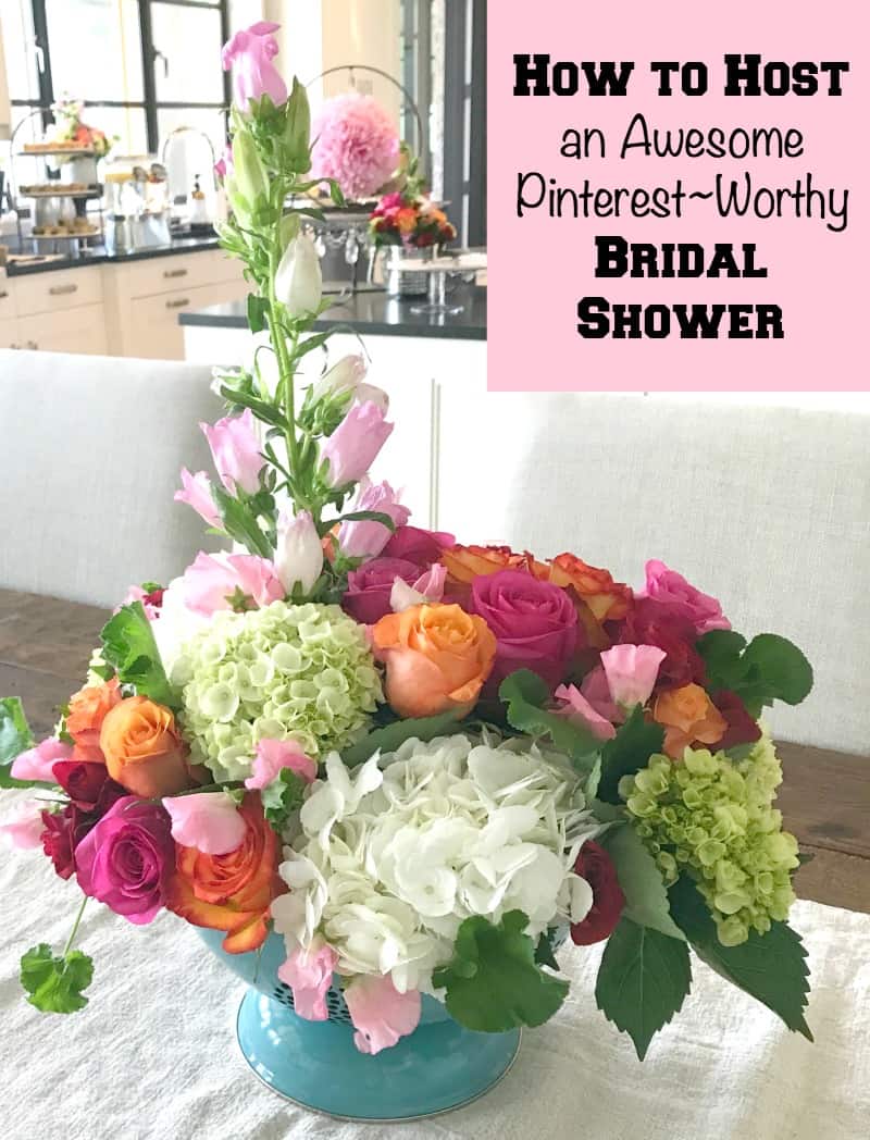 How to Host a Bridal Shower that is Pinterest~Worthy. Some great ideas for how to make a bridal shower personal, pretty and fun.