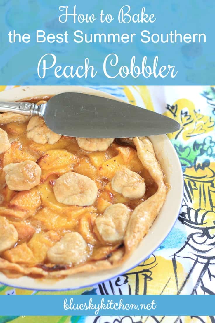 How to Bake the Best Simple Summer Southern Peach Cobbler. Summer in the south is peaches and when they are baked in a cobbler, it's summer heaven.