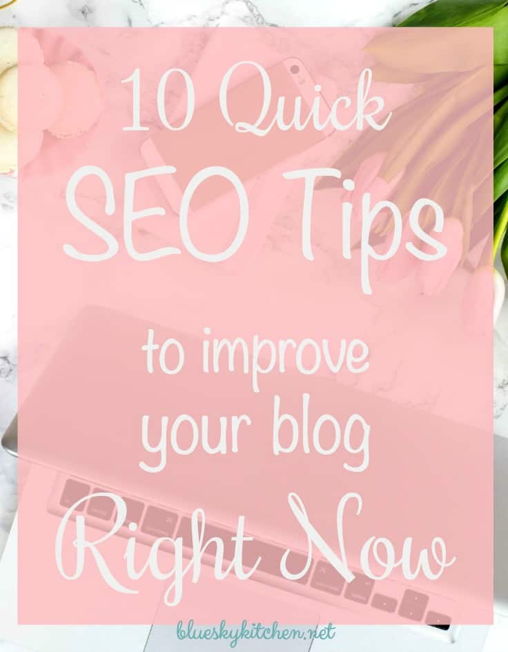 SEO Tips ~ 10 Quick and Easy Fixes to Use Right Now