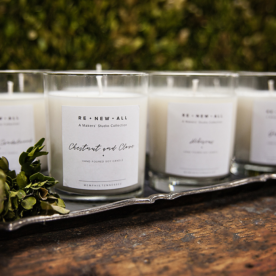 Re+New+All Candles from A Maker's Studio