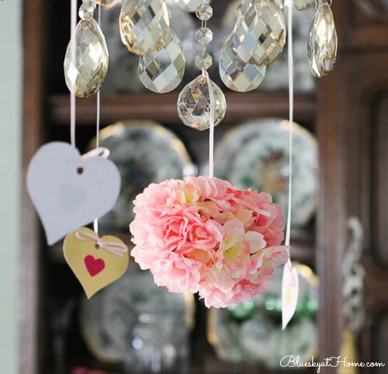Valentine flower hangers