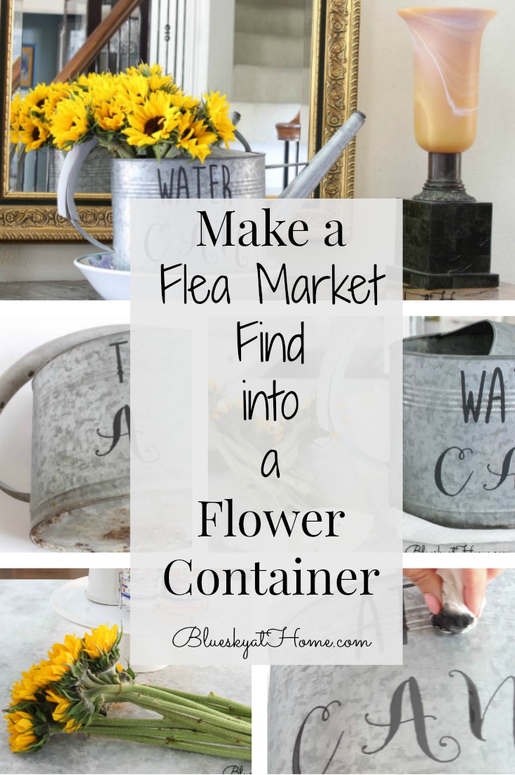 Make a Flea Market Find Into a Flower Container. Customize a flea market find into a flower container for fresh flowers with paint and stencils.
