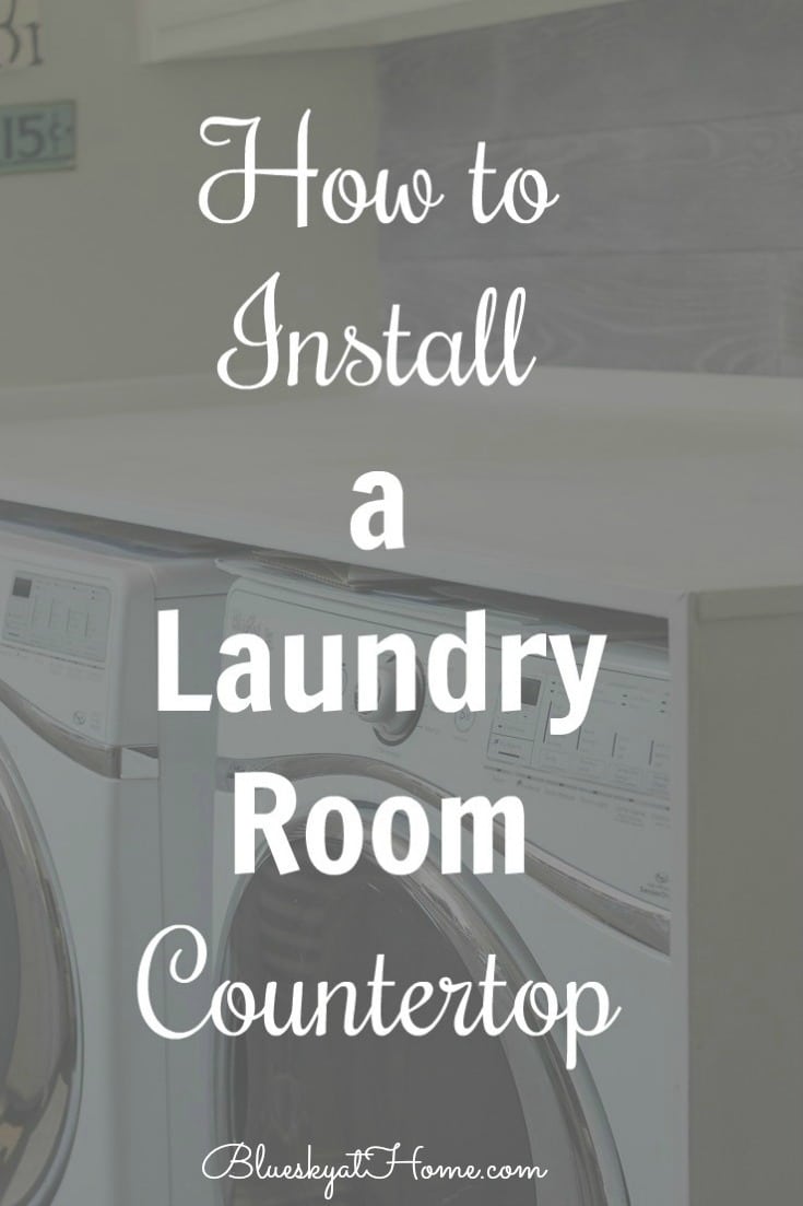 laundry room project Pinterest image