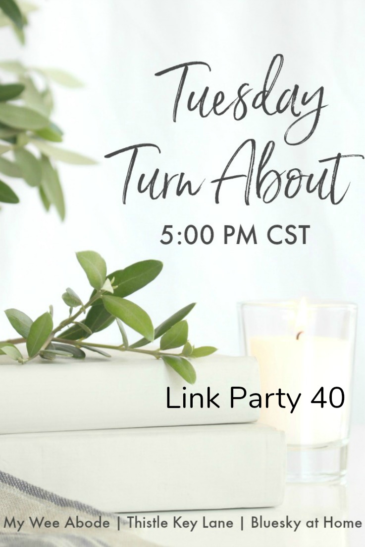 Tuesday Turn About Link Party 40 Banner