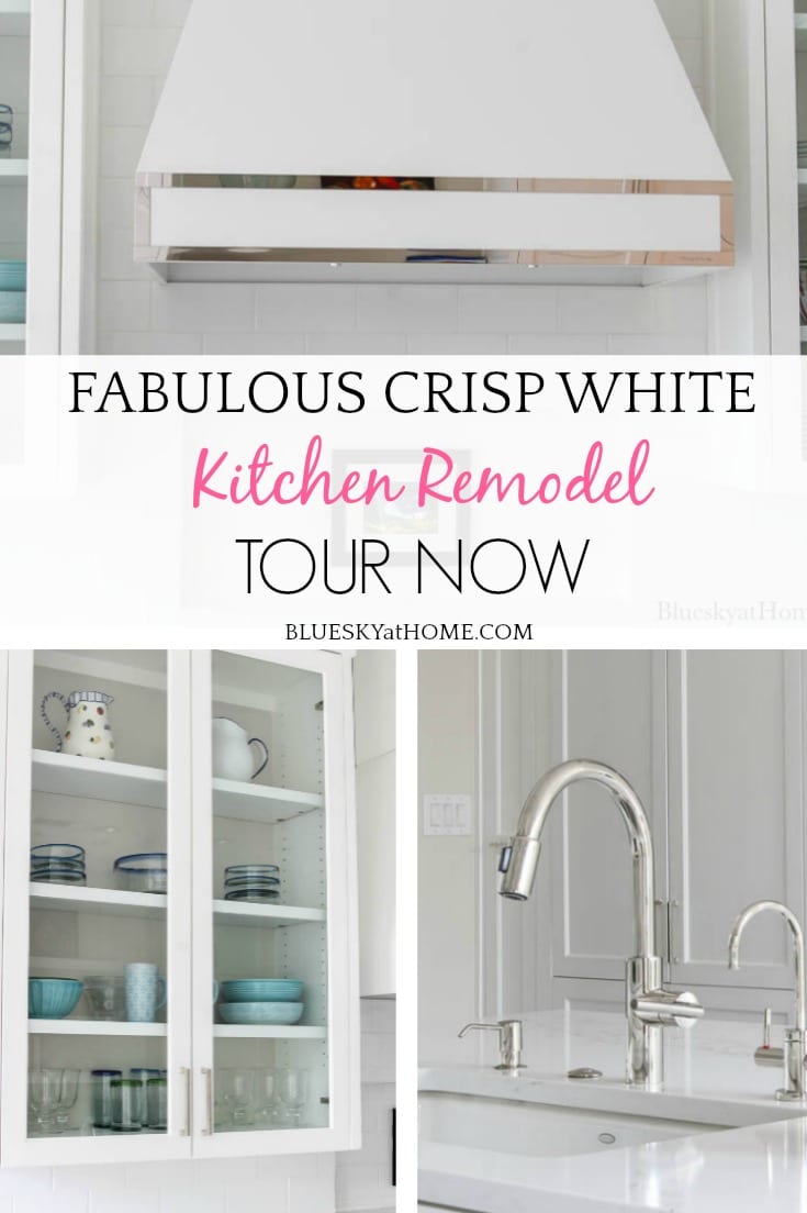 Fabulous Crisp White Kitchen Remodel Tour. 