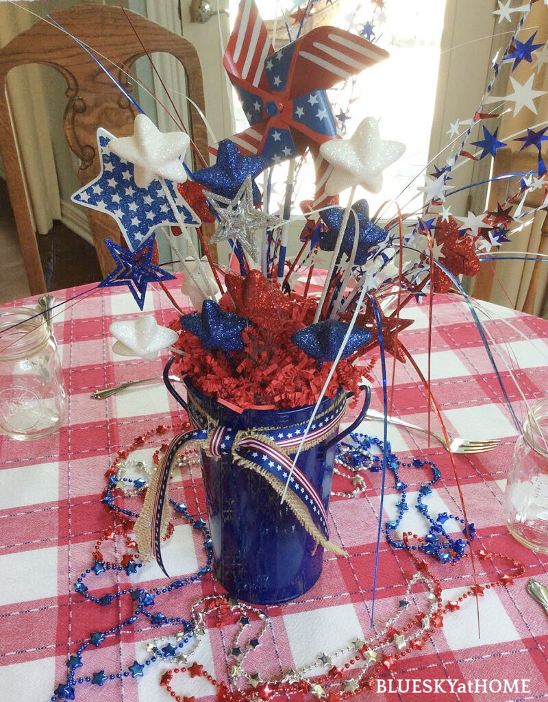 4th of July tablescape