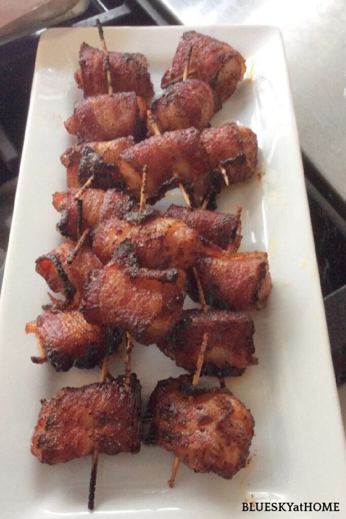 chicken and bacon skewers 