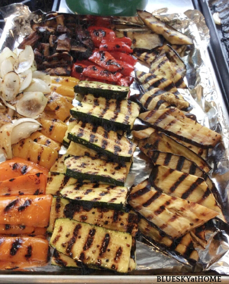 4th of July party food grilled vegetables