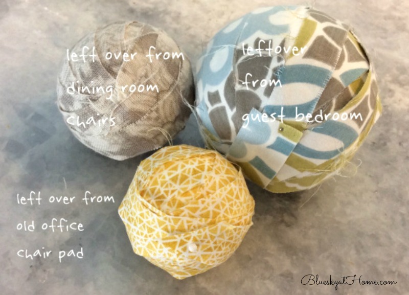 How to Make Fabric-Covered Decorative Balls