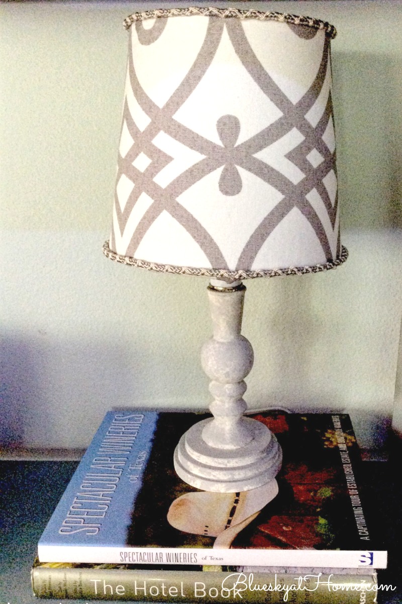How to Reinvent a Lamp with Paint and Fabric