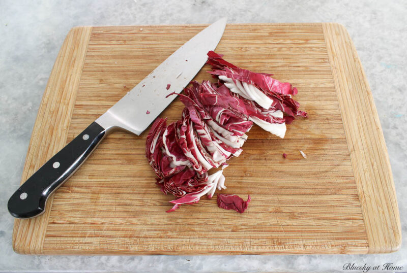 sliced radicchio