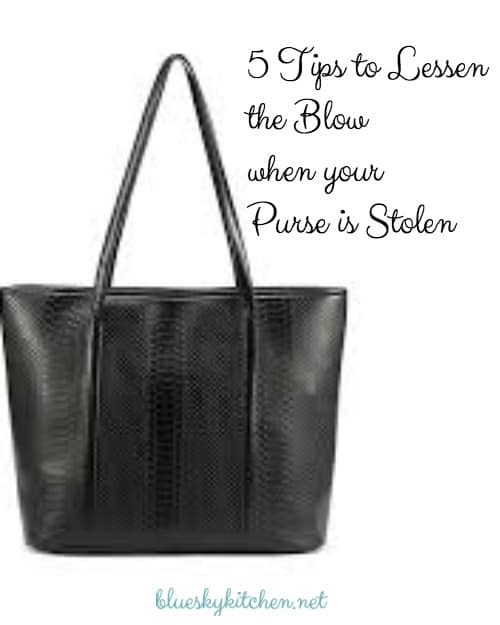 5 Tips to lessen the blow when your purse is stolen