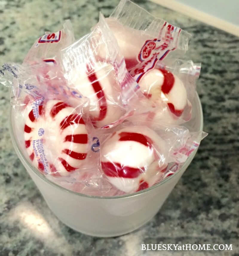 jar of peppermints