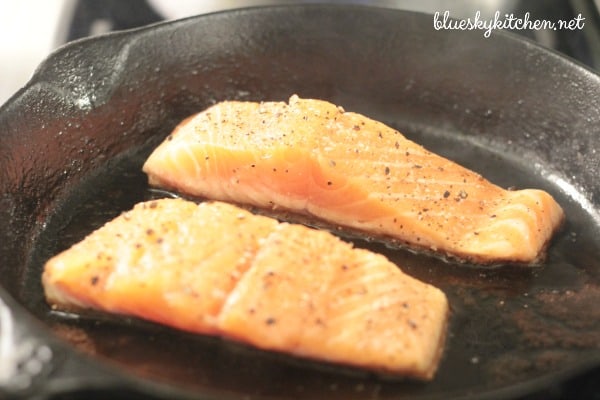 A Delicious Pan-Roasted Salmon Dish from A Moveable Feast