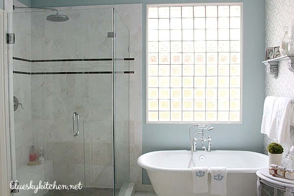 How We Remodeled our Master Bathroom ~ the After