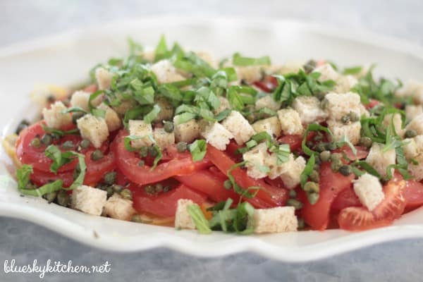 A Beautiful, Simple Salad Made with Tomatoes and Lemons