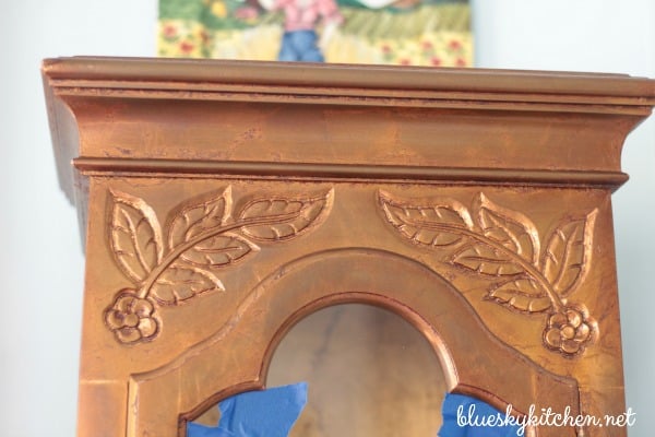 Cabinet Makeover ~ from Gaudy Gold to Soft Elegance