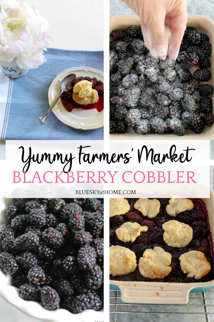Yummy Farmers’ Market Blackberry Cobbler