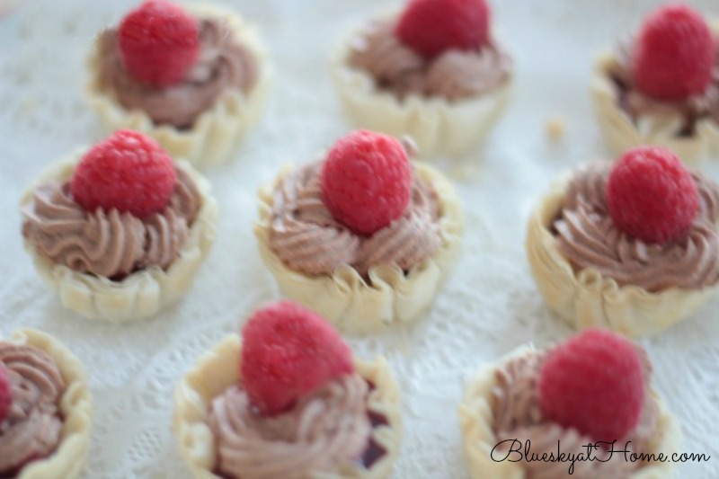 Raspberry Chocolate Tartlets