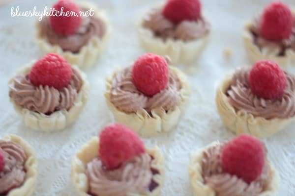 Yummy Raspberry Chocolate Tartlets are a Derby Hit