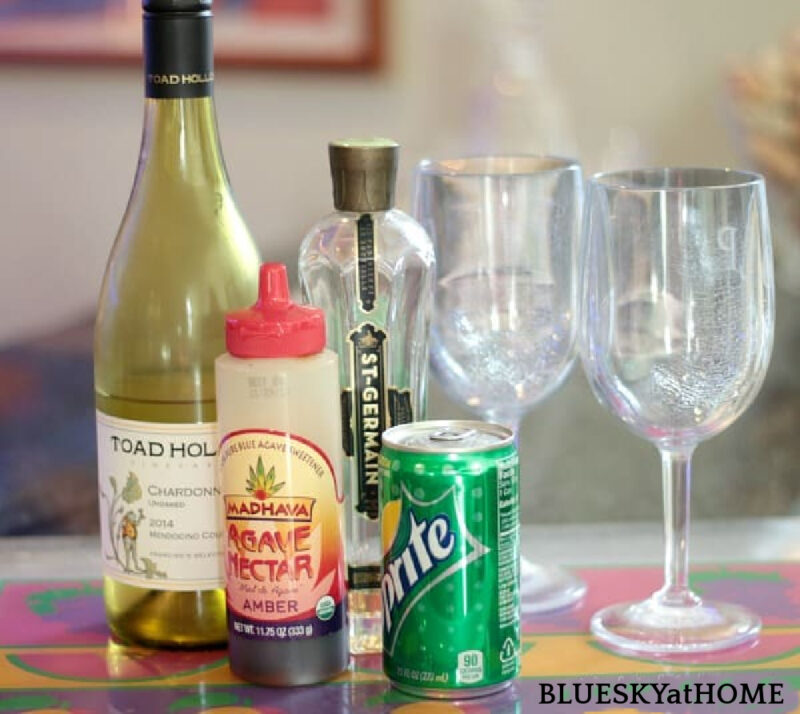 ingredients for summer white wine sangria