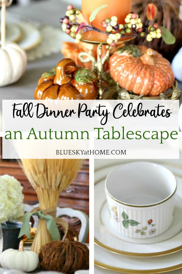 Fall Dinner Party Celebrates an Autumn Tablescape
