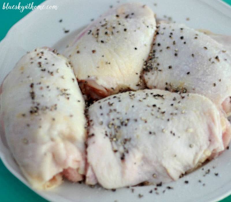 Mushroom and Onion Braised Chicken is an easy, delicious weeknight main course, but nice enough for company on the weekend. Easy~to~follow instructions.