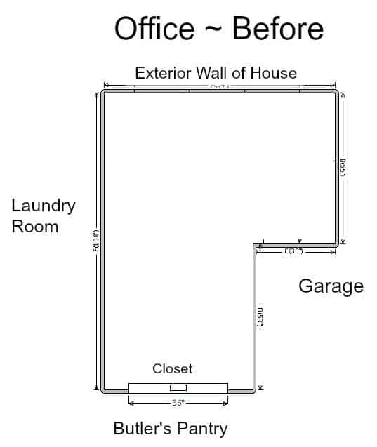 How to Convert Closets to Create an Office. Come with me on the journey to create an efficient and pretty office from 2 existing closets.