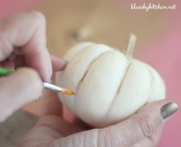 How to Make Pumpkin Place Cards for a Holiday Table. This easy project using the HomeRight Spray Shelter will enhance your table impress your guests.