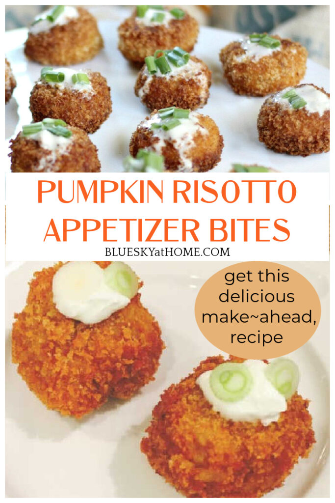 Pumpkin risotto appetizer recipe