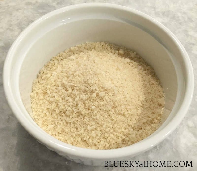 panko bread crumbs in a bowl