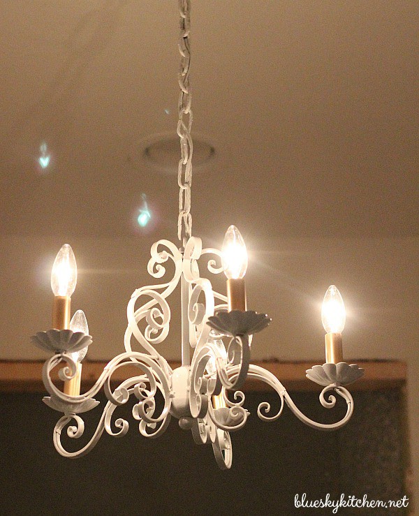Vintage Chandelier Transformed from Blah to Beautiful