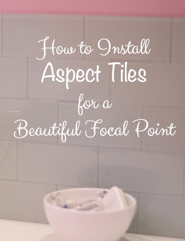 How to Install Aspect Peel and Stick Tiles