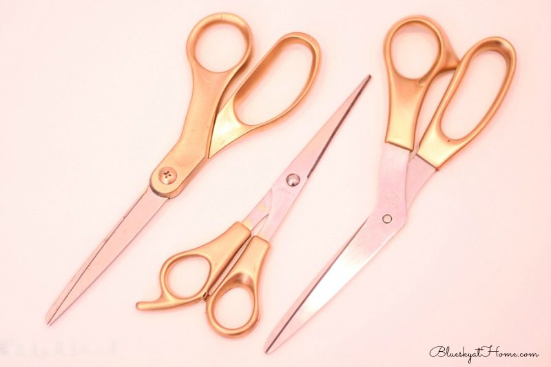 gold scissors