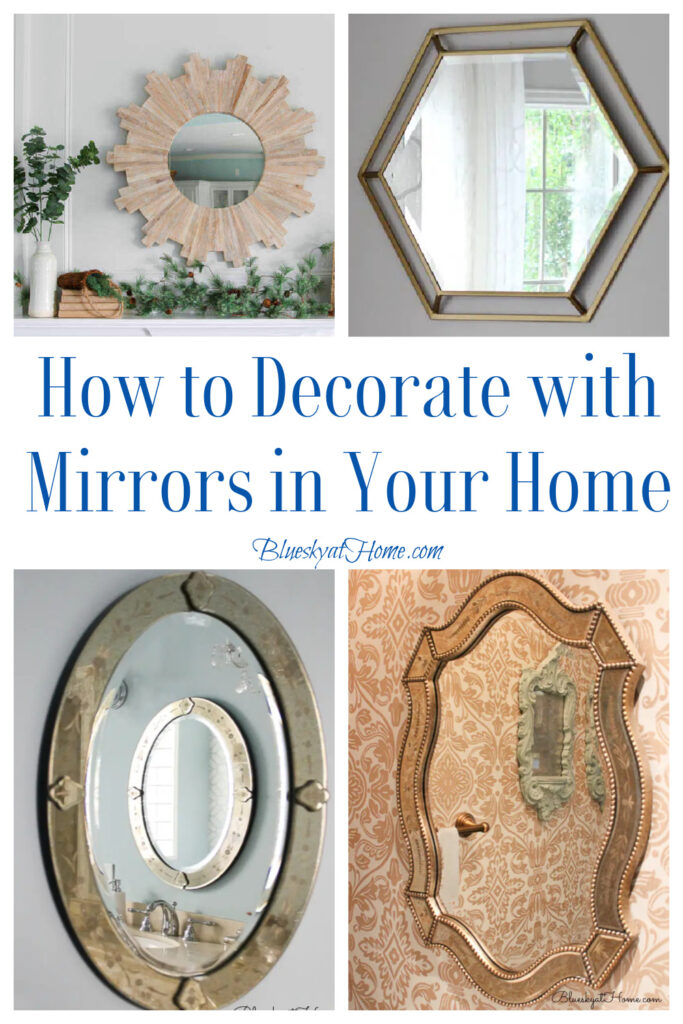 decorate with mirrors