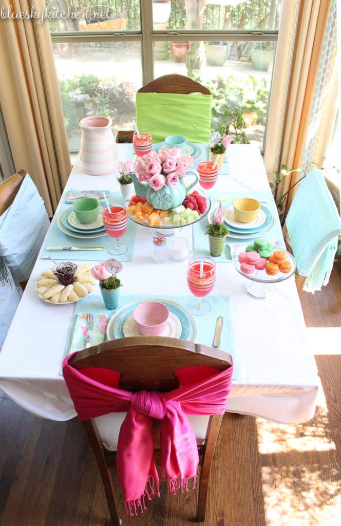 how to create a spring tablescape