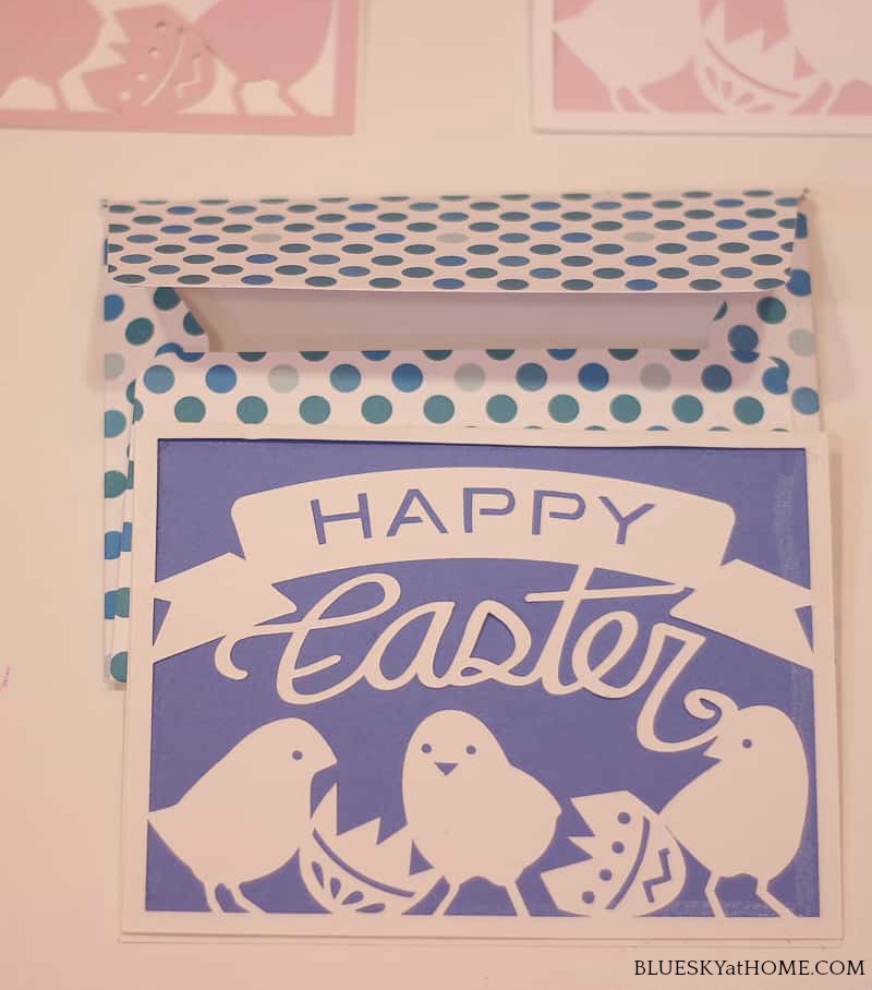 blue Easter cards