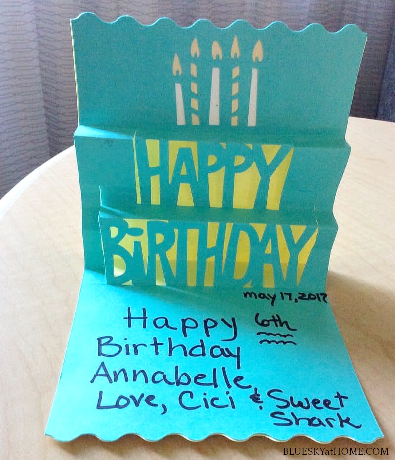 birthday card