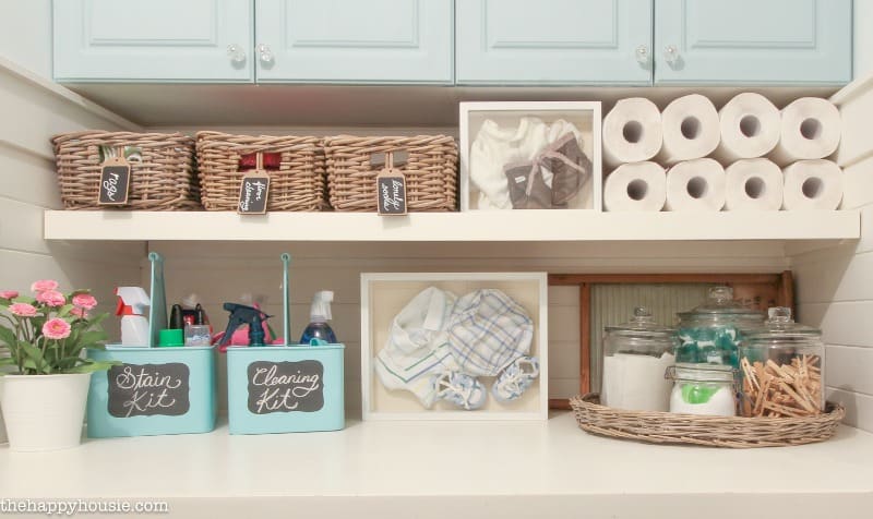 Laundry Room shelving