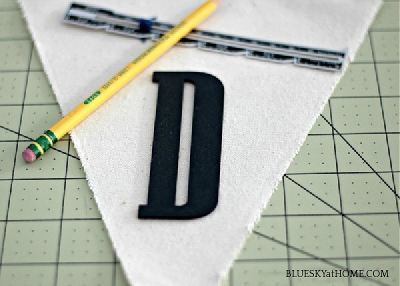 letter D on white background