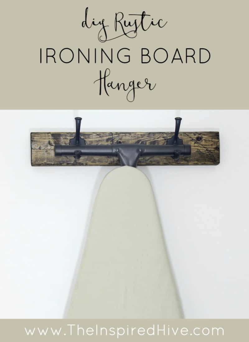 ironing board on wall