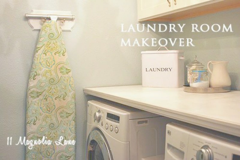 Laundry Room counter and ironing board