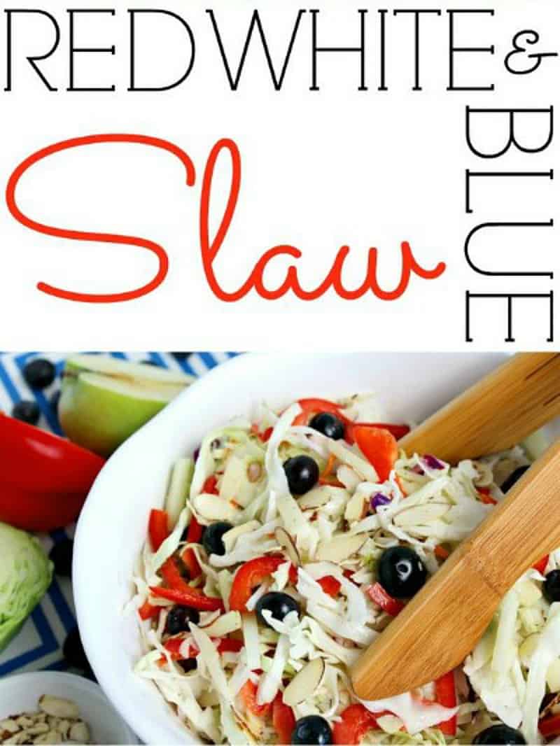 Red, White and Blue Slaw