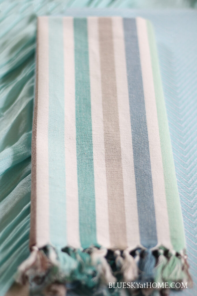 coastal colors stripe napkin