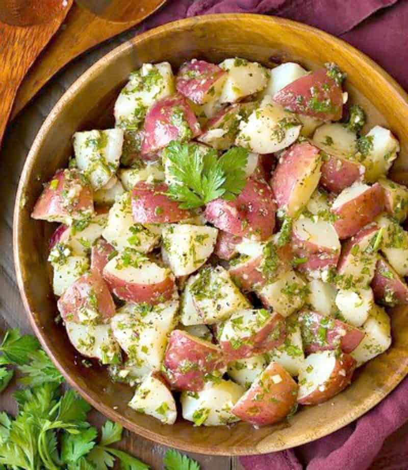 Garlic Herb Potato Salad