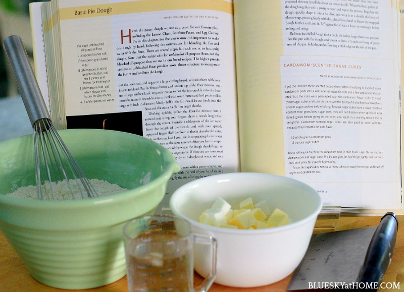 ingredients for peach cobbler