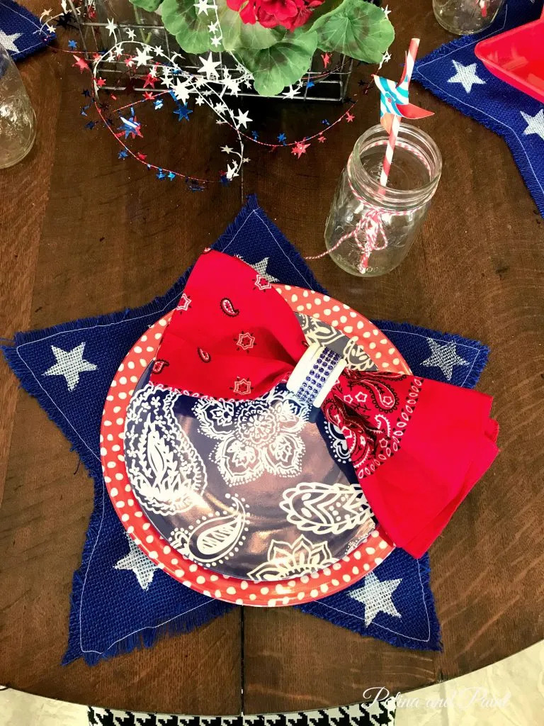 4th of July DIY placemat